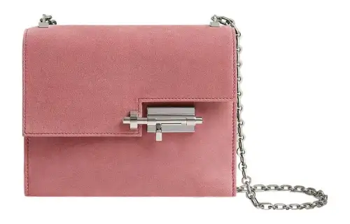 HERMES Verrou Doblis Calfskin Crossbody Bags Mini Women's 5T Rose