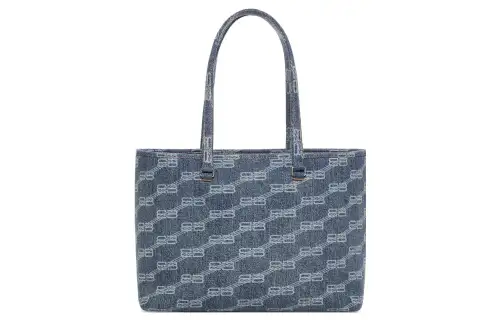 Balenciaga Denim Handbag Medium Women's Blue