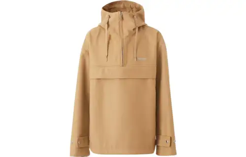 Burberry Logo Print Drawstring Hooded Jacket