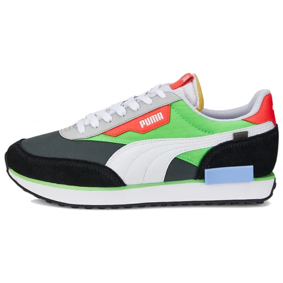 Puma Future Rider 'Play On' Dark Shadow Fluo Green