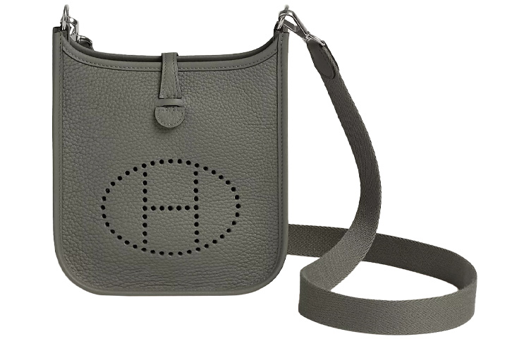 Женская сумка Hermes Evelyne 16 (серая)