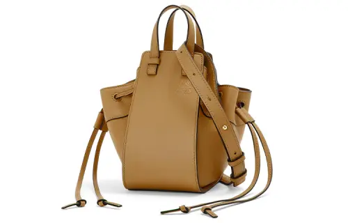 LOEWE Hammock Calfskin Hammock Bag, Handbag, Shoulder Bag, Crossbody Bag Mini Women's Tawny
