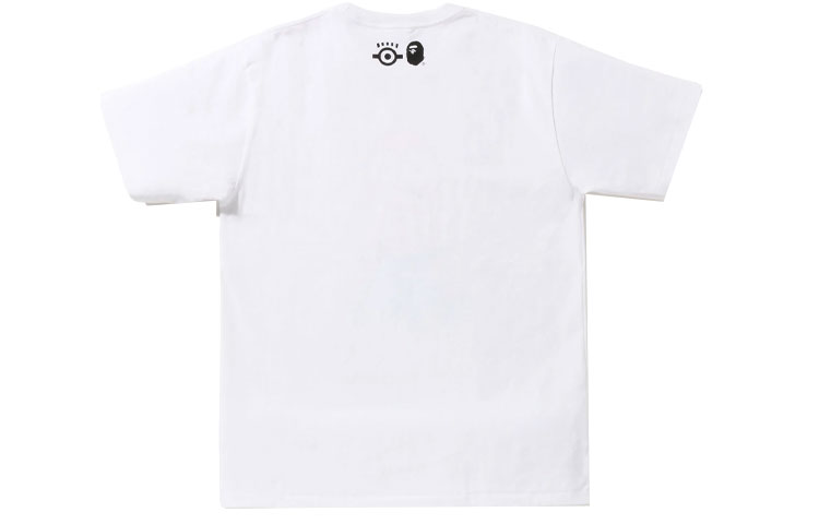 Мужская футболка A BATHING APE x MINIONS (белая) — фото 5