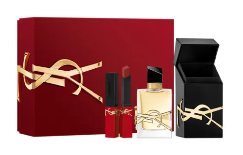 YSL, perfume, lipstick, lavender set, 2g, 50 ml, Birthday gift