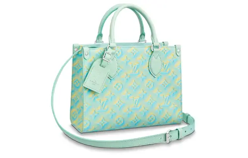 LOUIS VUITTON ONTHEGO Cow Leather Jungle Bag, Shoulder Bag, Crossbody Bag, Handbag Small Women's Green