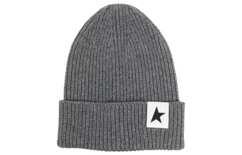 【Previous Season】knitted logo-patch beanie