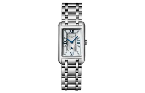 LONGINES DolceVita Collection Quartz Movement Women's Watch 20.8*32mm White Dial Stainless Steel Watchband