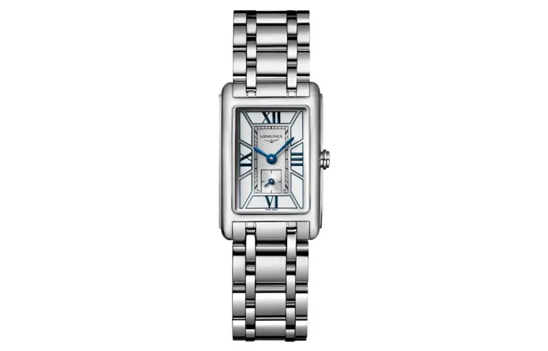 LONGINES DolceVita Collection Quartz Movement Women's Watch 20.8*32mm White Dial Stainless Steel Watchband