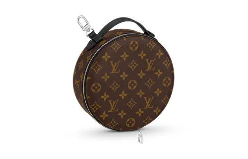 LOUIS VUITTON Audio Case Monogram Macassar Brown
