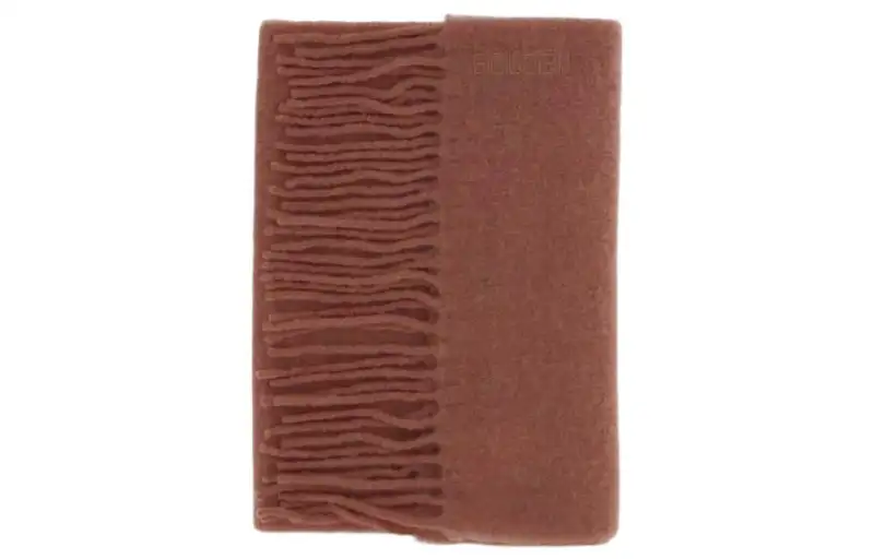 Golden Goose Knit Scarves Unisex Brown