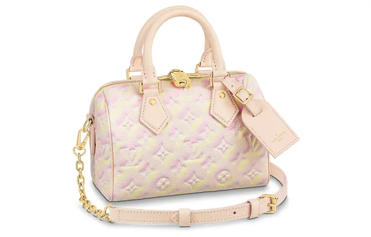 LOUIS VUITTON Speedy Cow Leather Pillow Bag, Shoulder Bag, Crossbody Bag, Handbag Regular Women's Pink