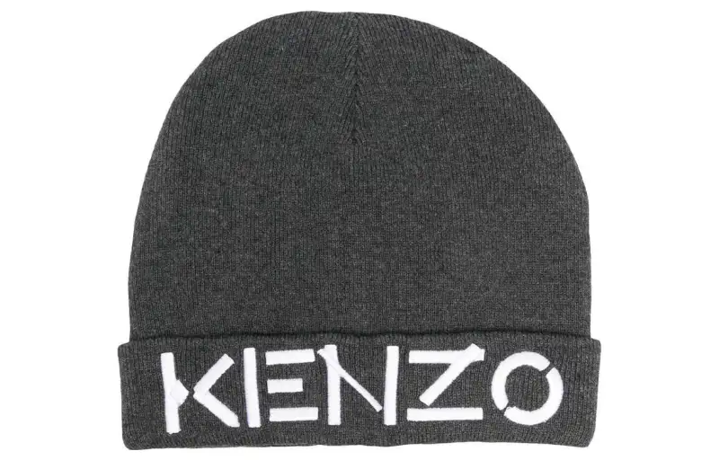 KENZO Kids Logo Embroidered Knitted Beanie