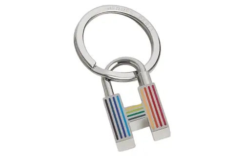 HERMES Quizz Rainbow Metal Charms Unisex