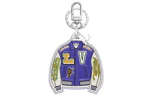 LOUIS VUITTON Lv Varsity Jacket Illustre Bag Charm Keyholder