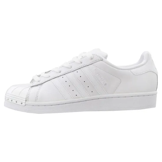 Adidas Originals Superstar Series Skateboard Shoes Women's Low-Top Pure White