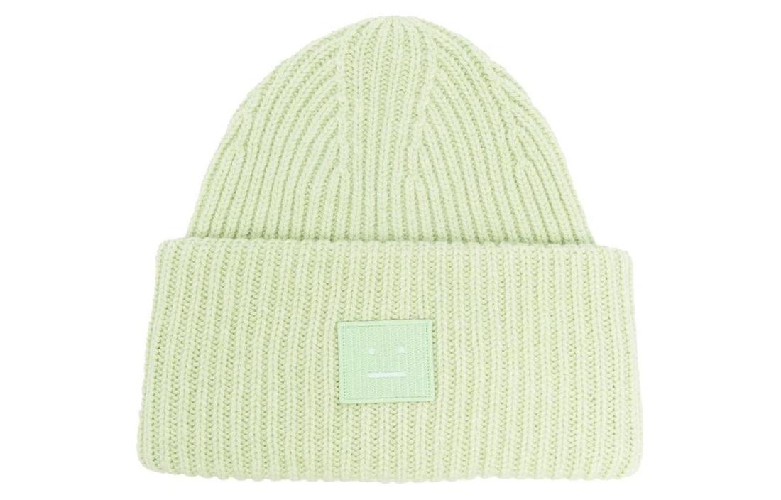 Шапка Acne C40135CPN (зеленая)