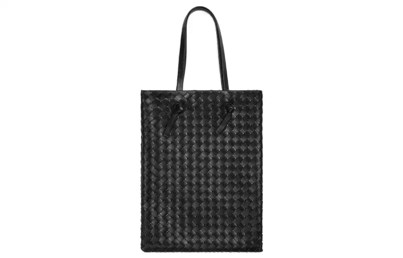 Bottega Veneta Sheepskin Tote Bag, Shopping Bag, Shoulder Bag, Handbag Women's Black