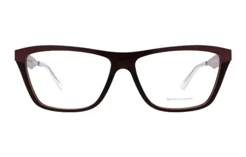 Bottega Veneta Prescription Glasses Unisex Red