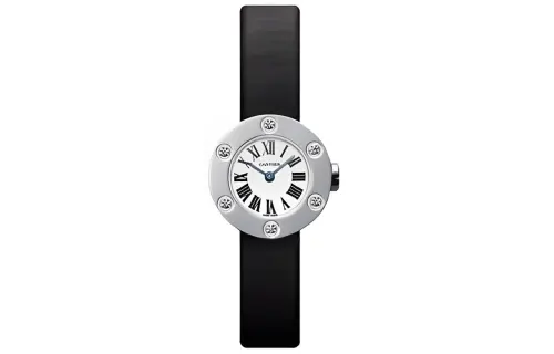 CARTIER Captive De Cartier Collection Quartz Movement 30m Waterproof Women's Watch 23.2mm White Dial