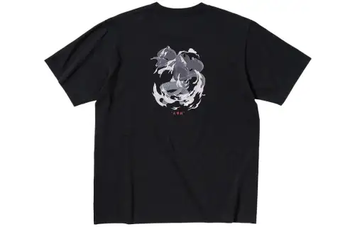 UNIQLO x One Piece Film Red T Shirt Men's Black