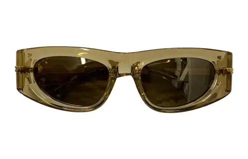 Bottega Veneta Plate Frame Cat Eye Sunglasses Men's