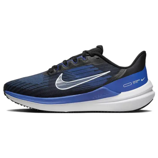 Nike Zoom Winflo 9 Running Shoes Men Low-top Black/Blue