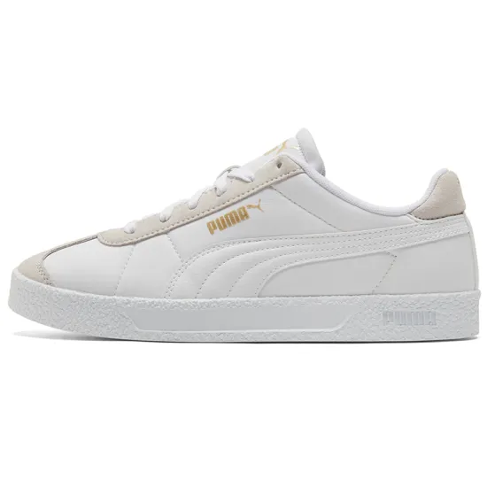 PUMA Club Nylon Skateboarding Shoes Unisex Low-top White/Gold