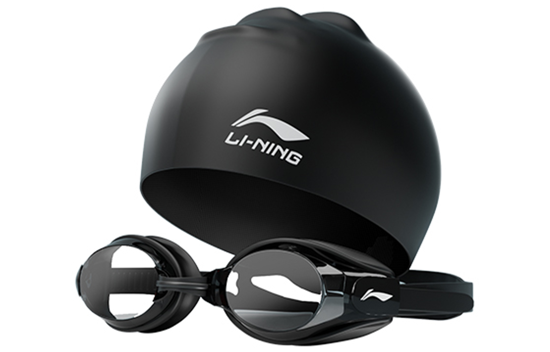 Li Ning Swimming Sets Polyester, Elastane Swimming Pool, Seaside Men’s Black