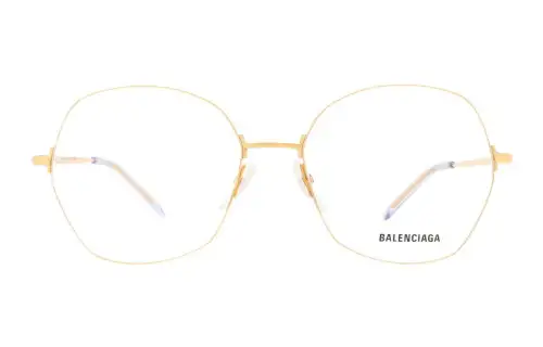 Balenciaga Prescription Glasses Unisex Gold