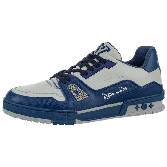 LOUIS VUITTON LV Trainer Marine Grey