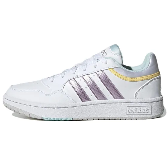 Hoops 3.0 Women's Adidas Neo 'White Matte Purple Metallic'