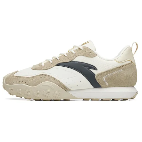 ANTA Life Collection Casual Shoes Men Low-Top Light Beige/Toffee Yellow