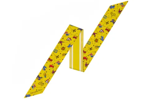 DIOR Scarves Women's Yellow