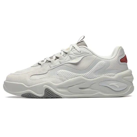 ANTA Tianxing Skateboard Shoes Men Low-Top Microchip Gray/Sandstorm Gray/Sand Particle Gray