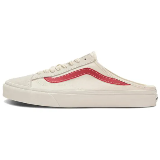 Vans Style 36 Skateboarding Shoes Unisex Low-top White/Red