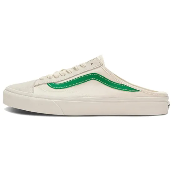 Vans Style 36 Skateboarding Shoes Unisex Low-top White/green
