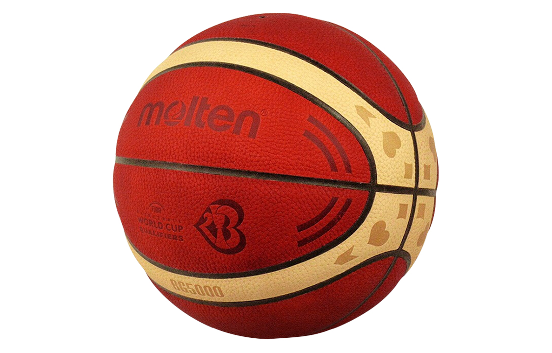 Molten Cow Leather Basketball Durable Red Yellow Size 7 Training Unisex