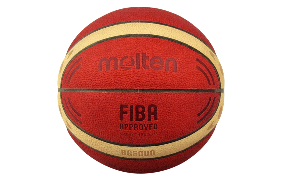 Molten Cow Leather Basketball Durable Red Yellow Size 7 Training Unisex