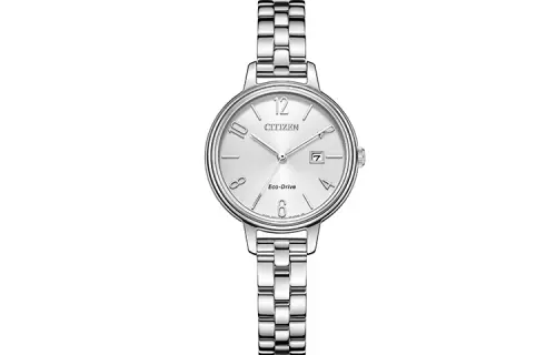 CITIZEN Ecology Drive Collection Light Powered Quartz Movement Stainless Steel Strap Watch
