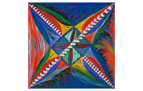 HERMES Scarves Women's Blue