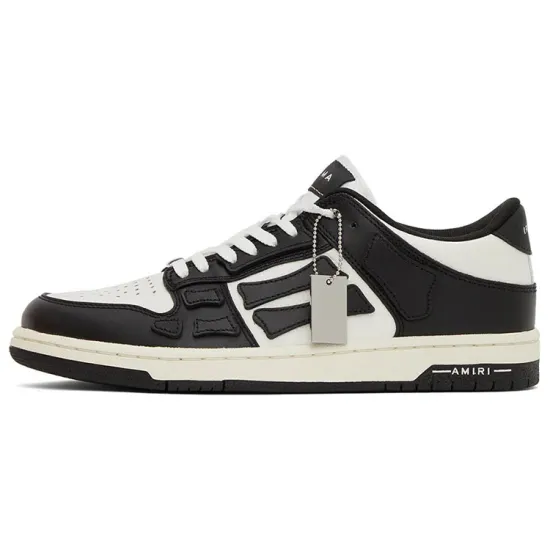 AMIRI Women's Skel Top Low 'Black White'