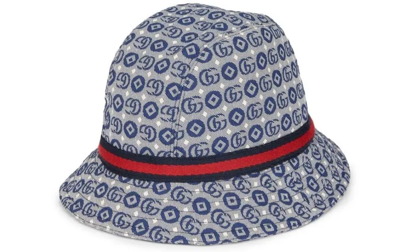 GUCCI Kids Allover Gg Logo Printed Bucket Hat