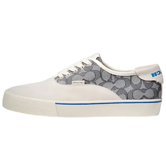COACH Skateboard Shoes Men Low-Top Light Brown