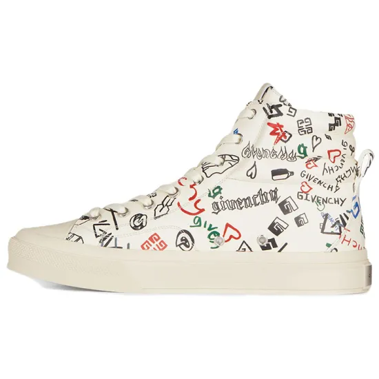 Givenchy City High 'White Scribbled'