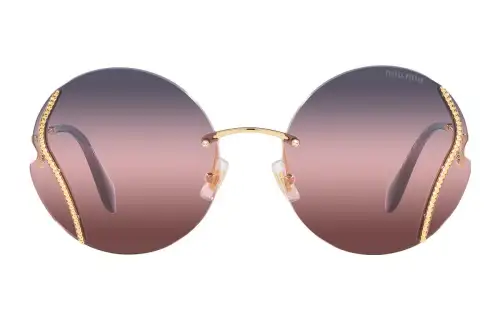 MIU MIU Round Sunglasses Women's
