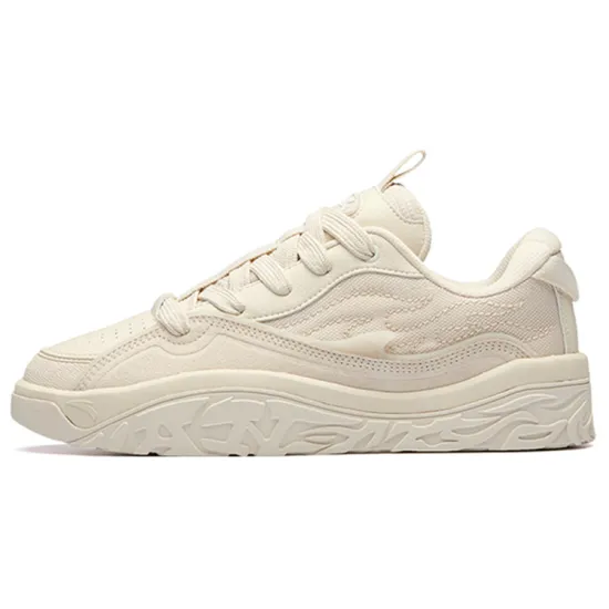 ANTA Hot Skateboard Shoes Men Low-Top Muddy Sandy Gray