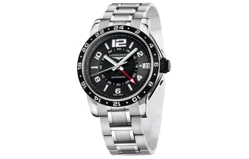 LONGINES Automatic Mechanical Movement Men's Watch 42mm Black Dial Stainless Steel Case