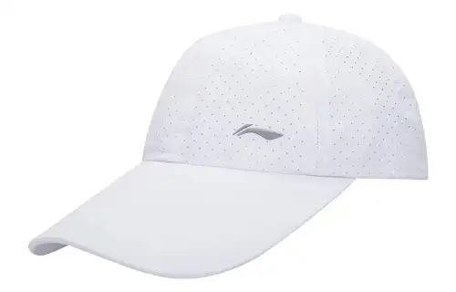 Li Ning Running Collection Baseball Caps Unisex White