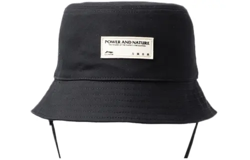 Li Ning Urban Outdoor Collection Minimalist Fashion Cotton Bucket Hats Unisex