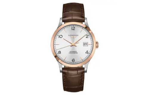 LONGINES Pioneer Collection Automatic Mechanical Movement Men's Watch 40mm White Dial Stainless Steel Case